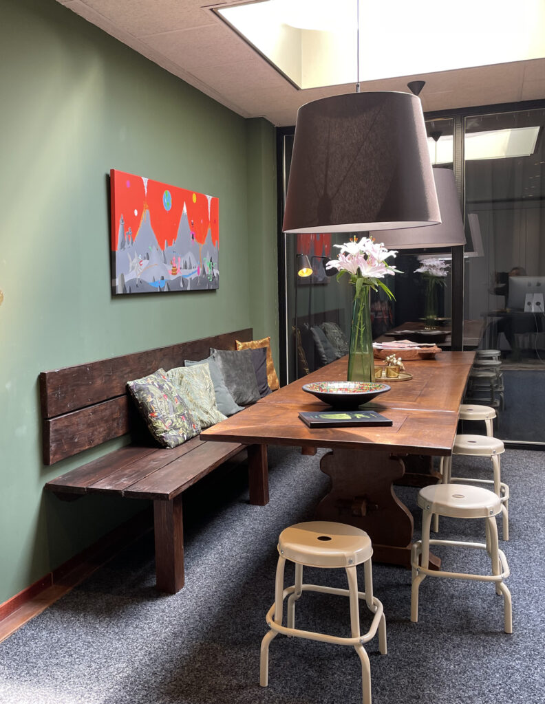 vergadertafel studiopraktijk